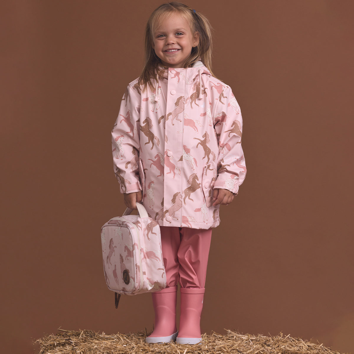 Crywolf Everyday Lunch Bag Blush Ponies