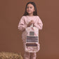 Crywolf Hanging Toiletry Bag Blush Ponies