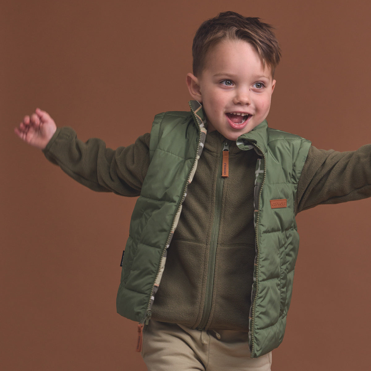 Crywolf Lightweight Fleece Olive