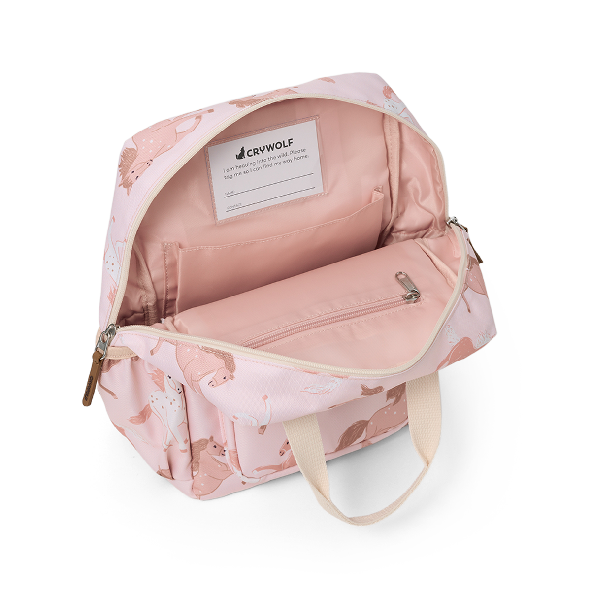 Crywolf Mini Backpack Blush Ponies