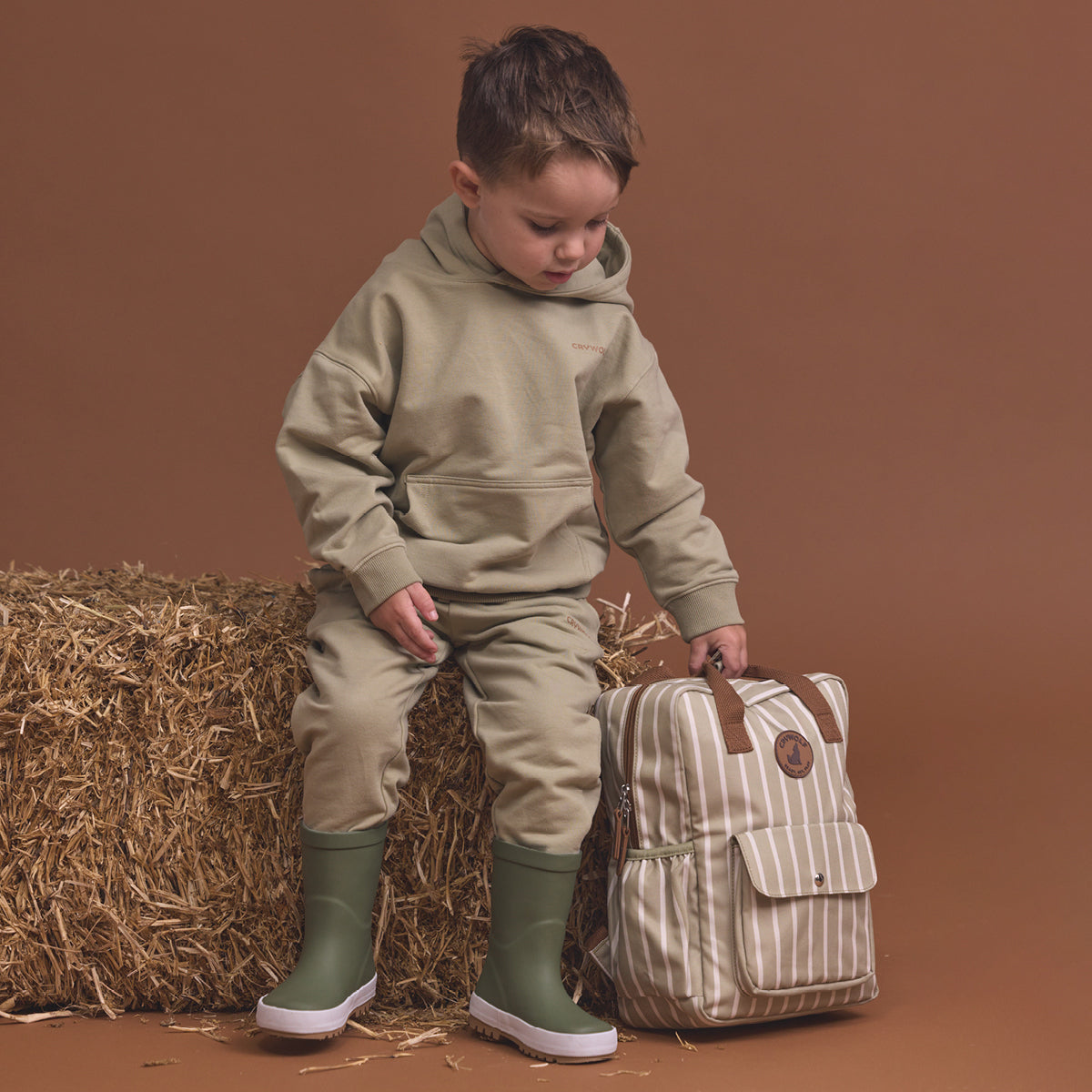 Crywolf Mini Backpack Elm Stripe