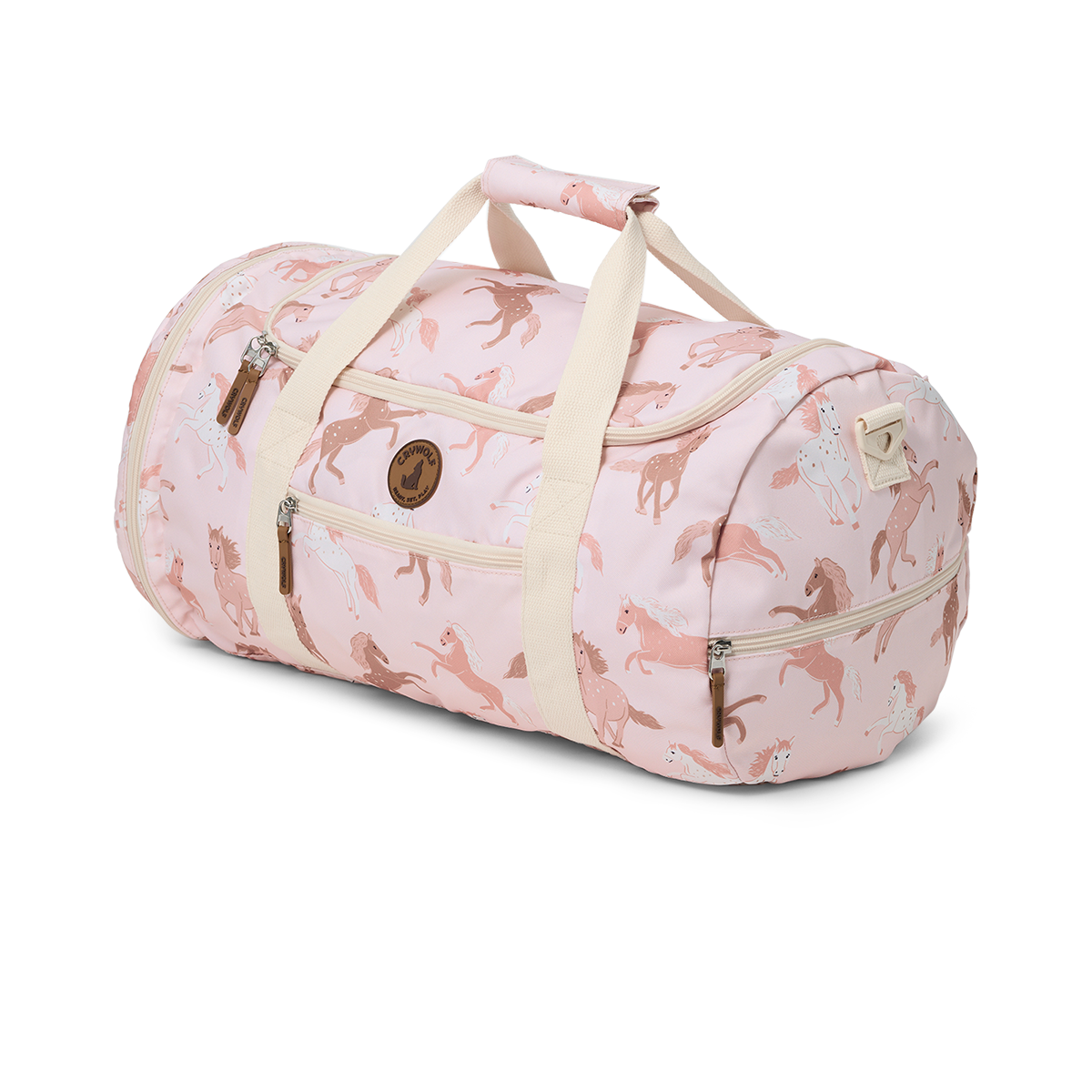 Crywolf Packable Duffel Bag Blush Ponies