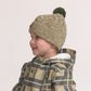 Crywolf Pom Pom Beanie Olive Speckle