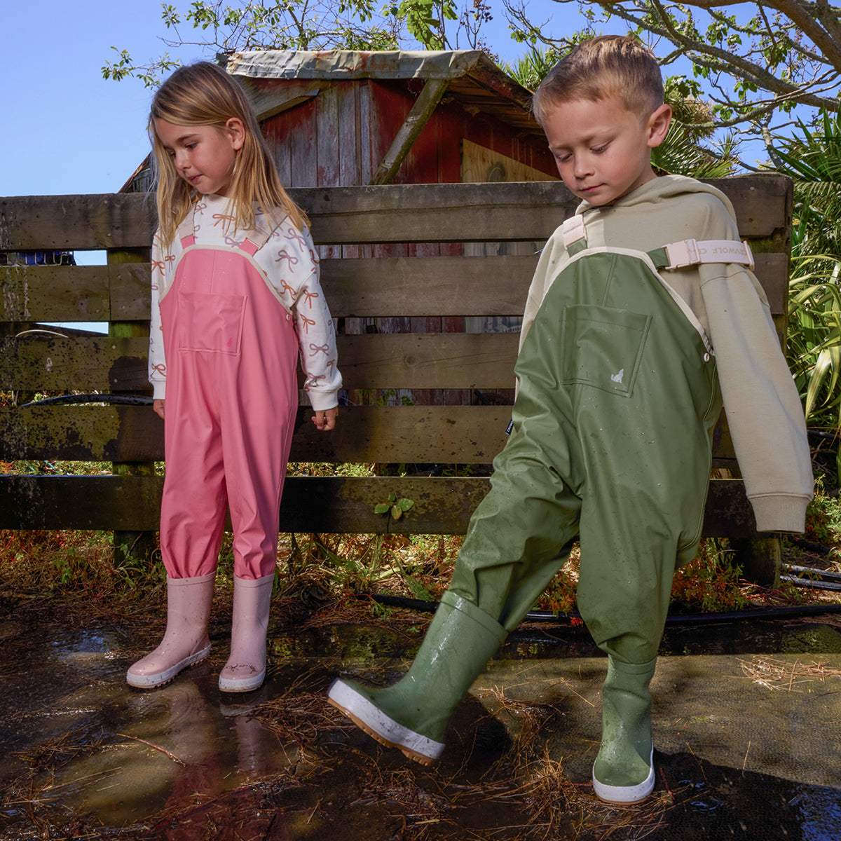 Crywolf Rain Boots Olive