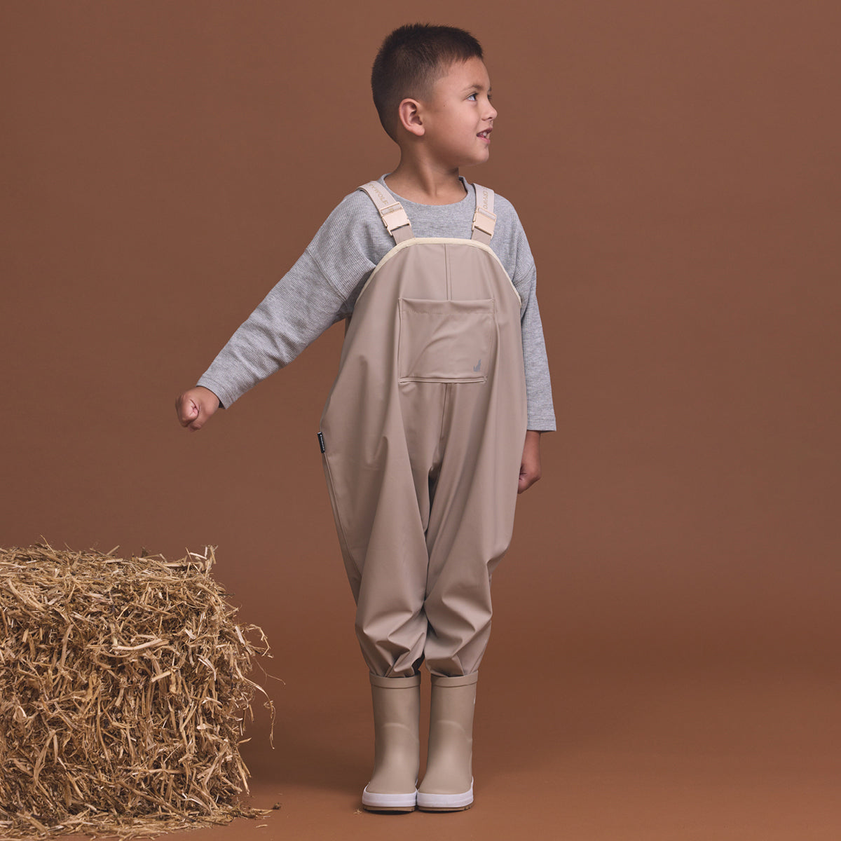 Crywolf Rain Overalls Ash