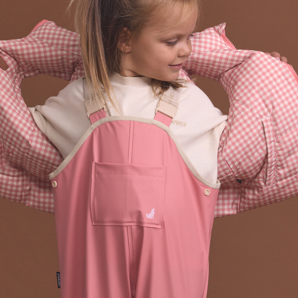 Crywolf Rain Overalls Rose
