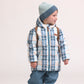 Crywolf Reversible Eco-Puffer Blue Plaid