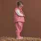 Crywolf Reversible Eco-Vest Rose Gingham