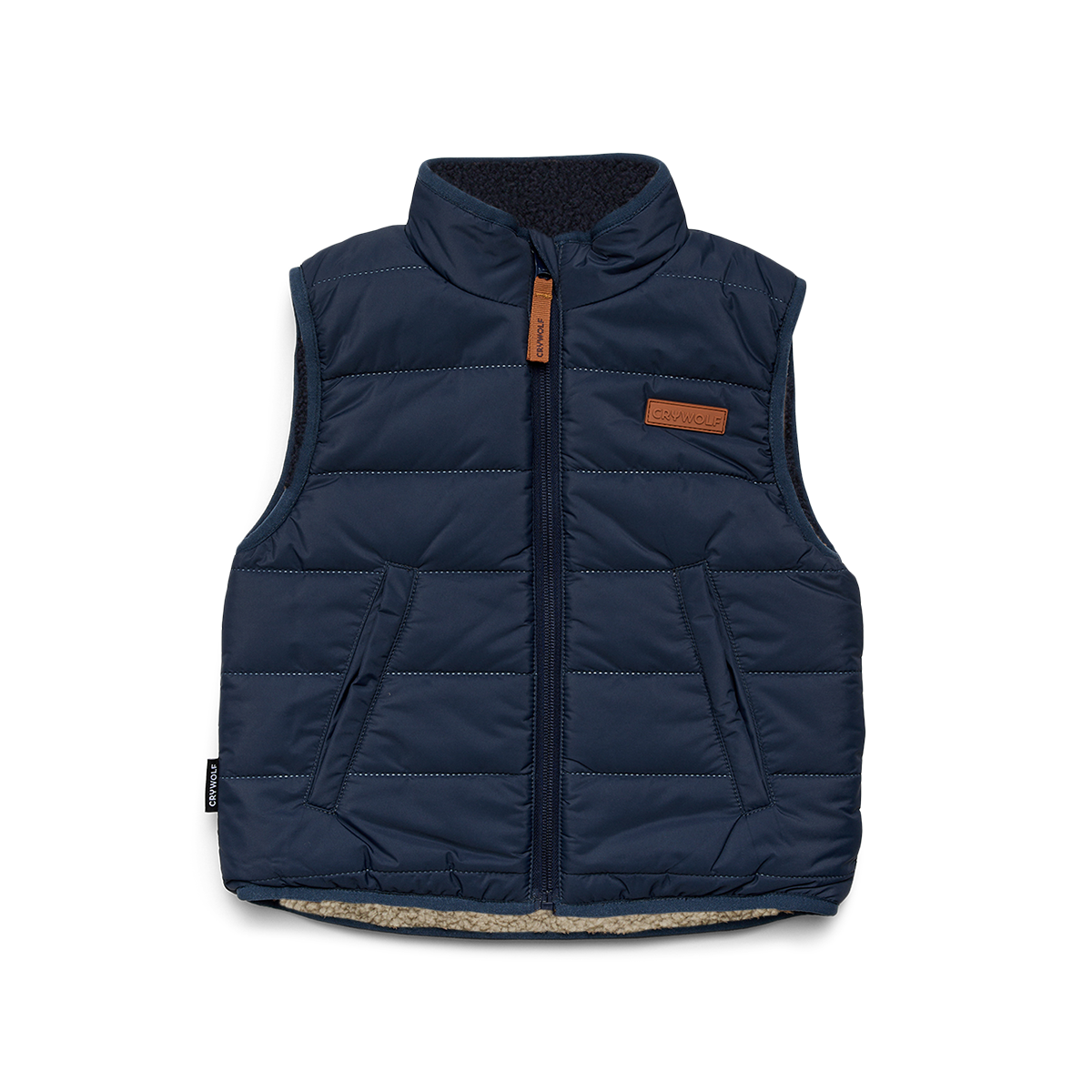 Crywolf Reversible Yeti Vest Ash Colourblock