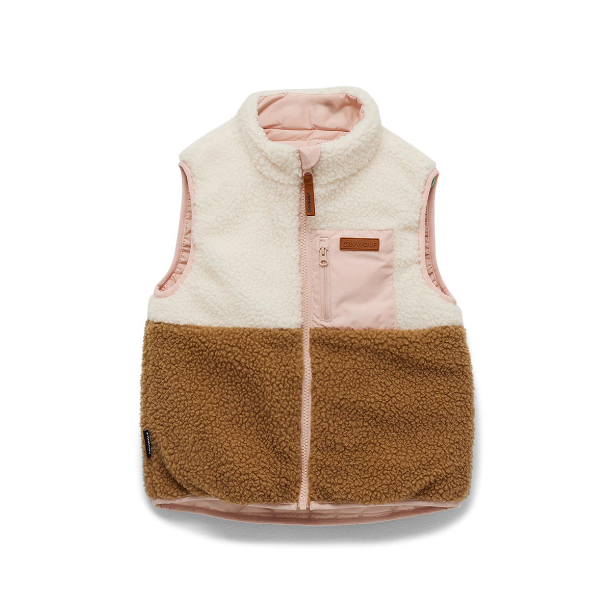 Crywolf Reversible Yeti Vest Harvest Colourblock