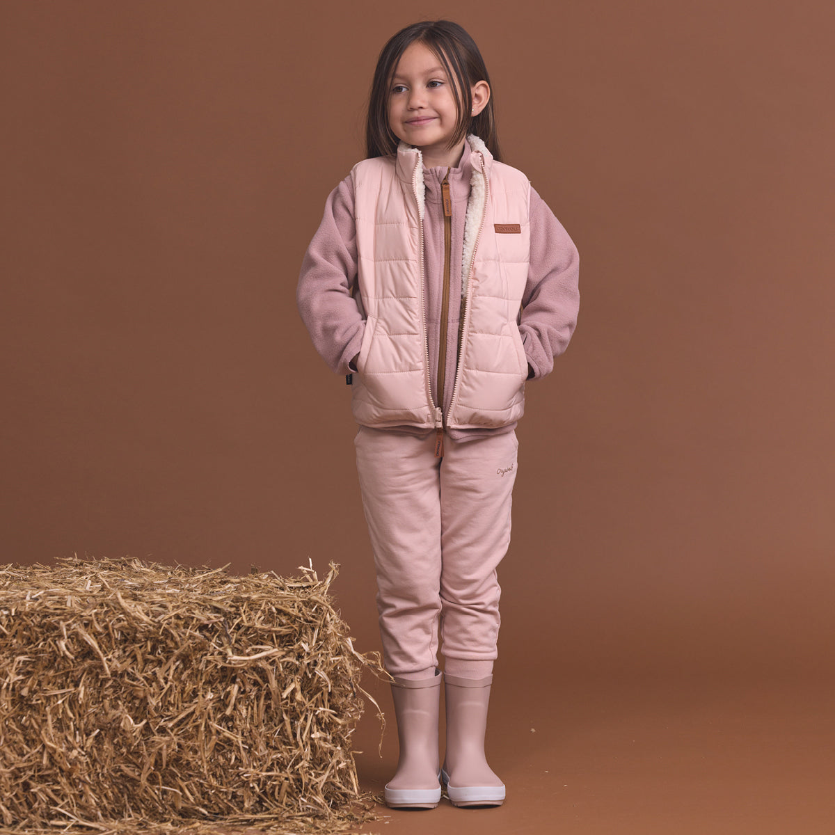 Crywolf Reversible Yeti Vest Harvest Colourblock