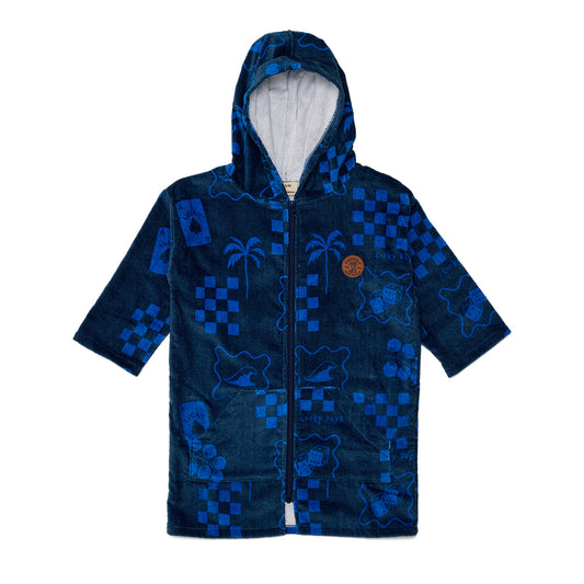 Crywolf Everywhere Zip-up Towel Navy