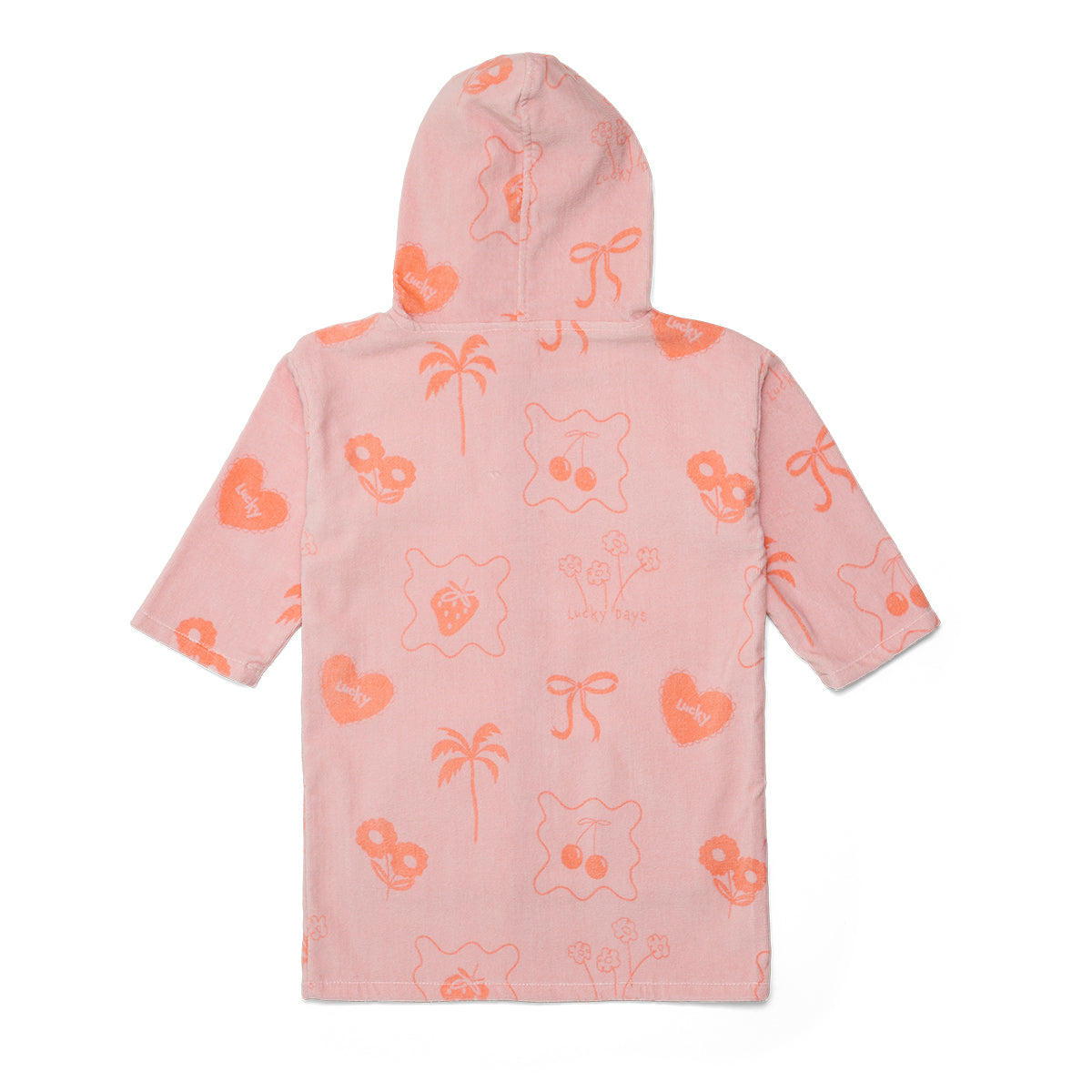 Crywolf Everywhere Zip-up Towel Pink
