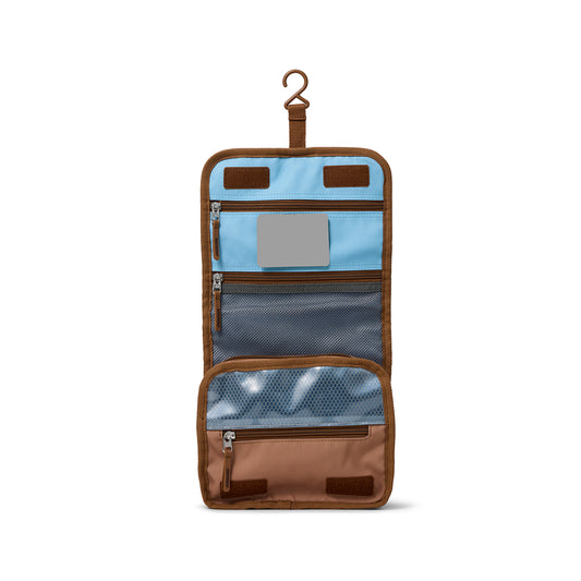 Crywolf Hanging Toiletry Bag Deep Sea Colourblock