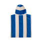 Crywolf Hooded Towel Deep Sea Stripe