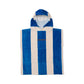 Crywolf Hooded Towel Deep Sea Stripe