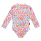 Crywolf Long Sleeve Swimsuit Berry Garden
