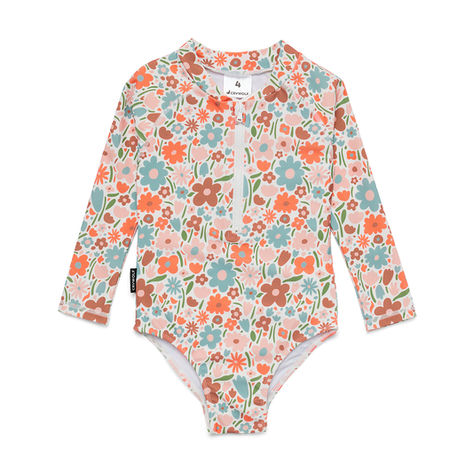 Crywolf Long Sleeve Swimsuit Flower Market