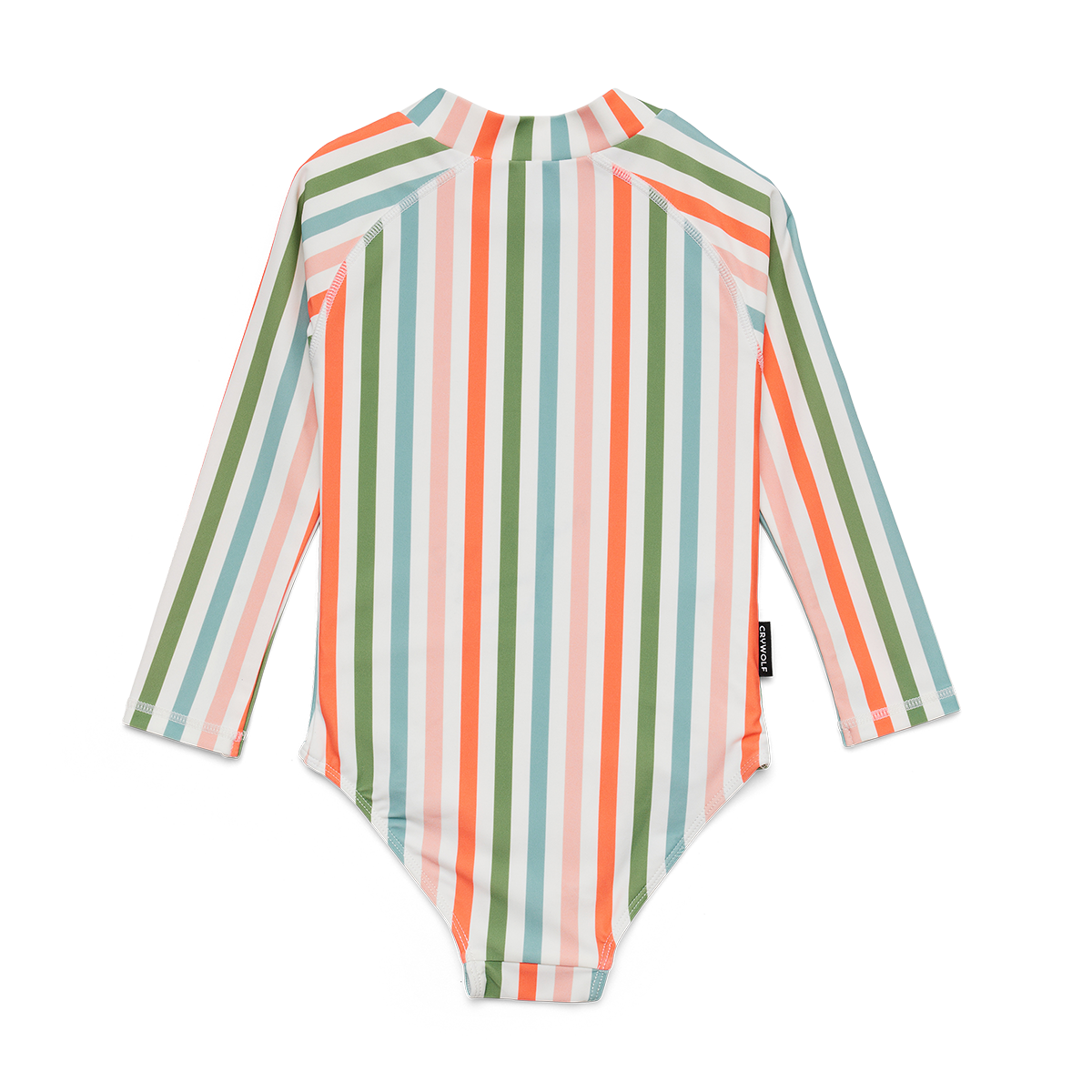 Crywolf Long Sleeve Swimsuit Summer Stripe