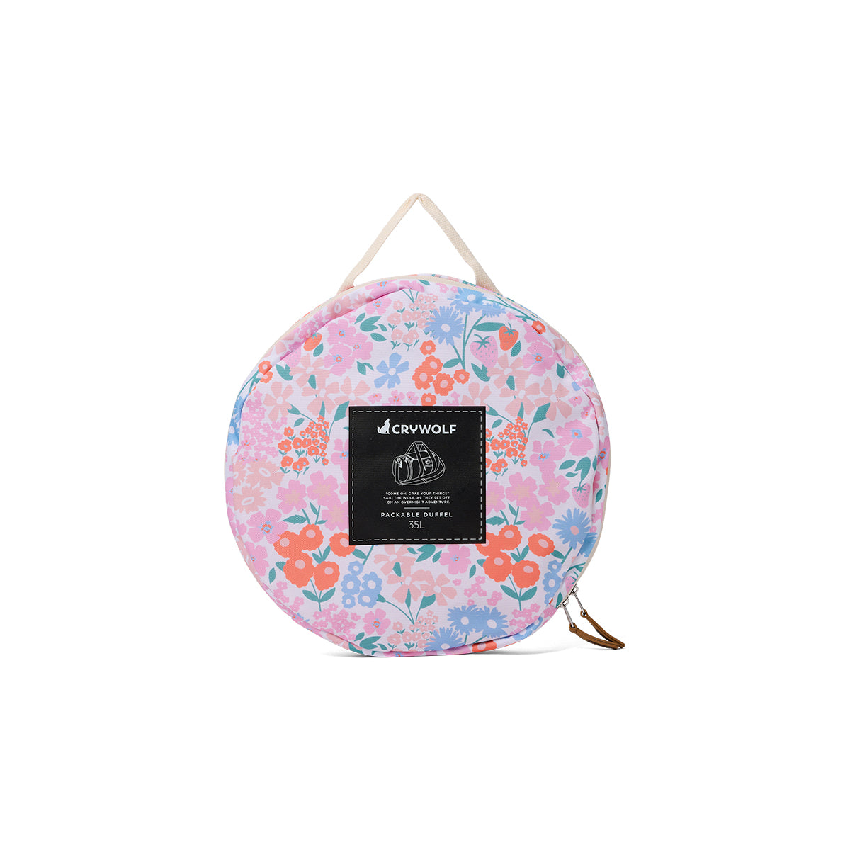 Crywolf Packable Duffel Bag Berry Garden
