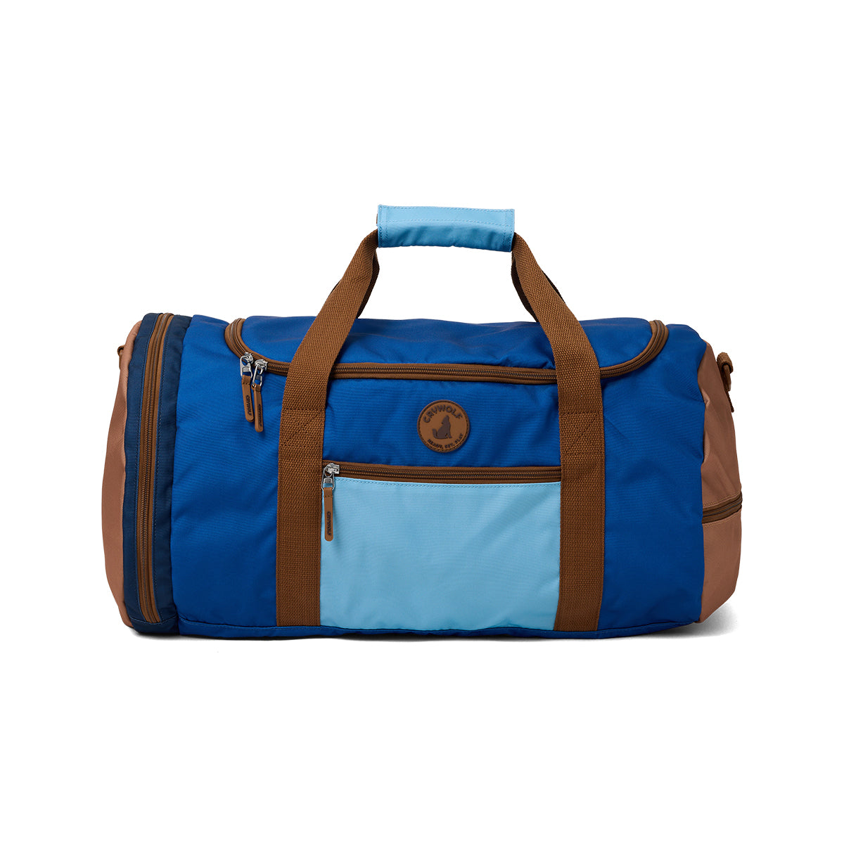 Crywolf Packable Duffel Bag Deep Sea Colourblock