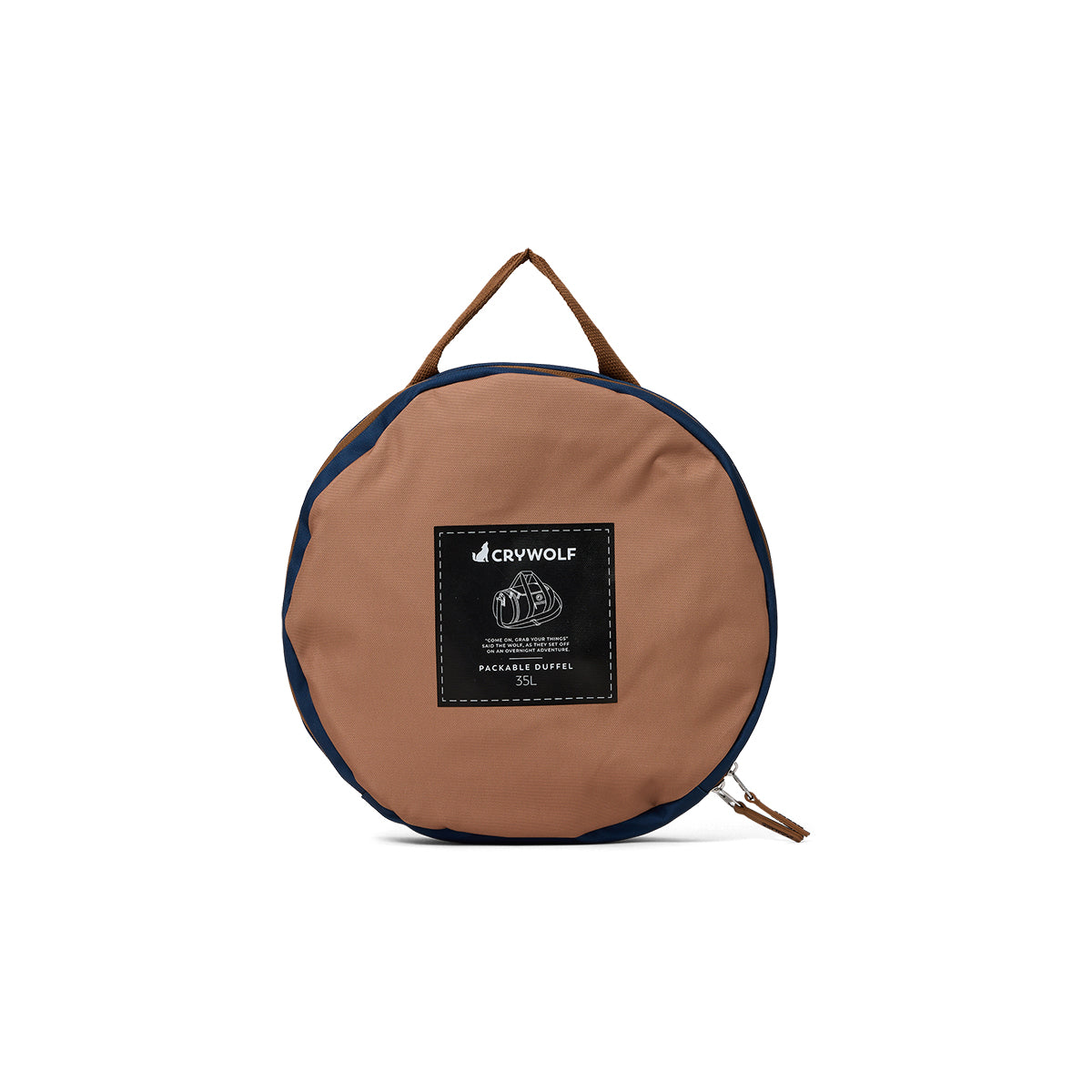 Crywolf Packable Duffel Bag Deep Sea Colourblock