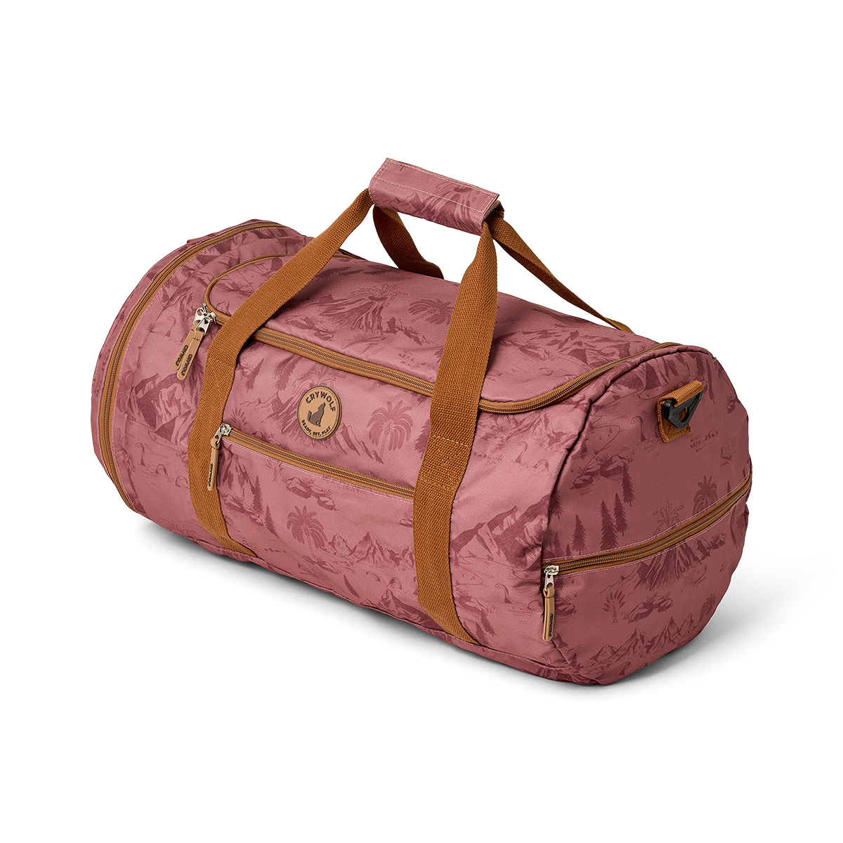 Crywolf Packable Duffel Bag Rose Landscape