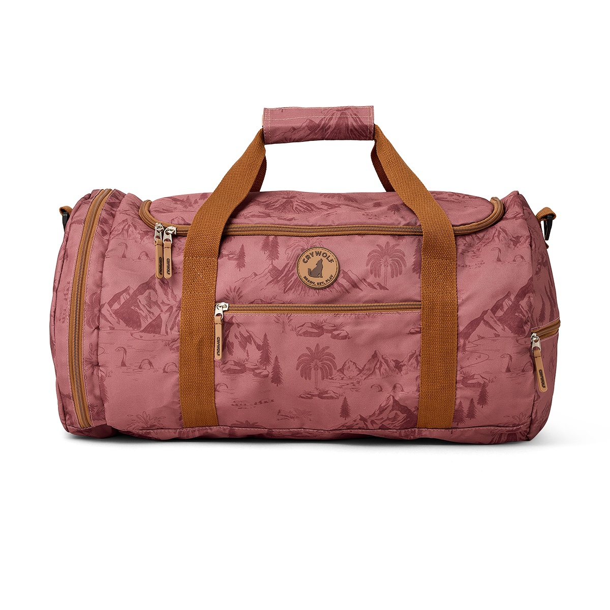 Crywolf Packable Duffel Bag Rose Landscape