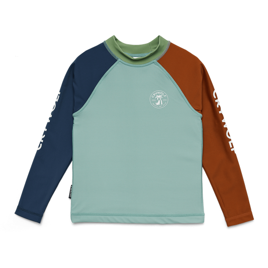 Crywolf Rash Vest Ocean Colour Block