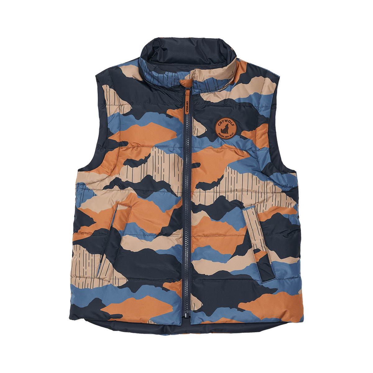 Crywolf Reversible Vest Camo Mountain