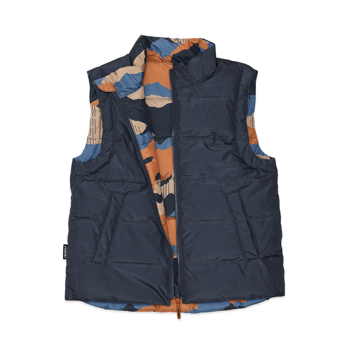 Crywolf Reversible Vest Camo Mountain