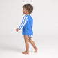 Crywolf Baby Rash Vest Deep Sea Stripe