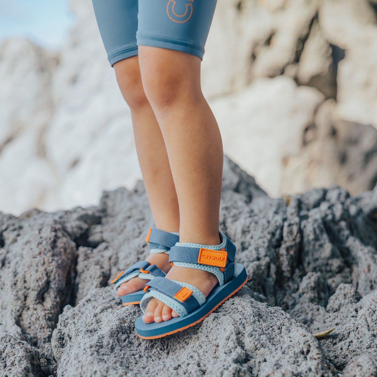 Crywolf Beach Sandal Navy Pop