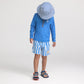 Crywolf Board Short Deep Ocean Stripe