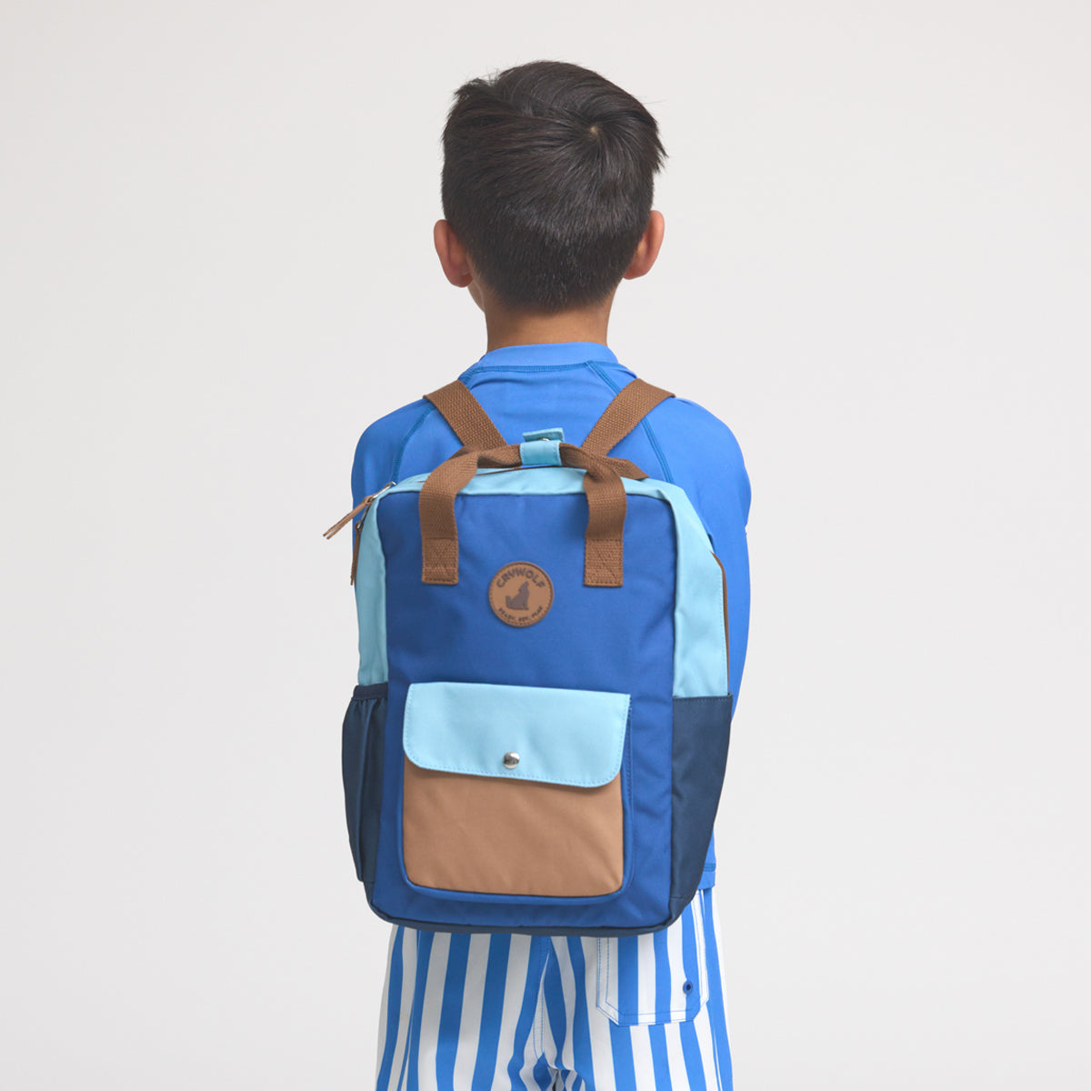 Crywolf Mini Backpack Deep Sea Colourblock