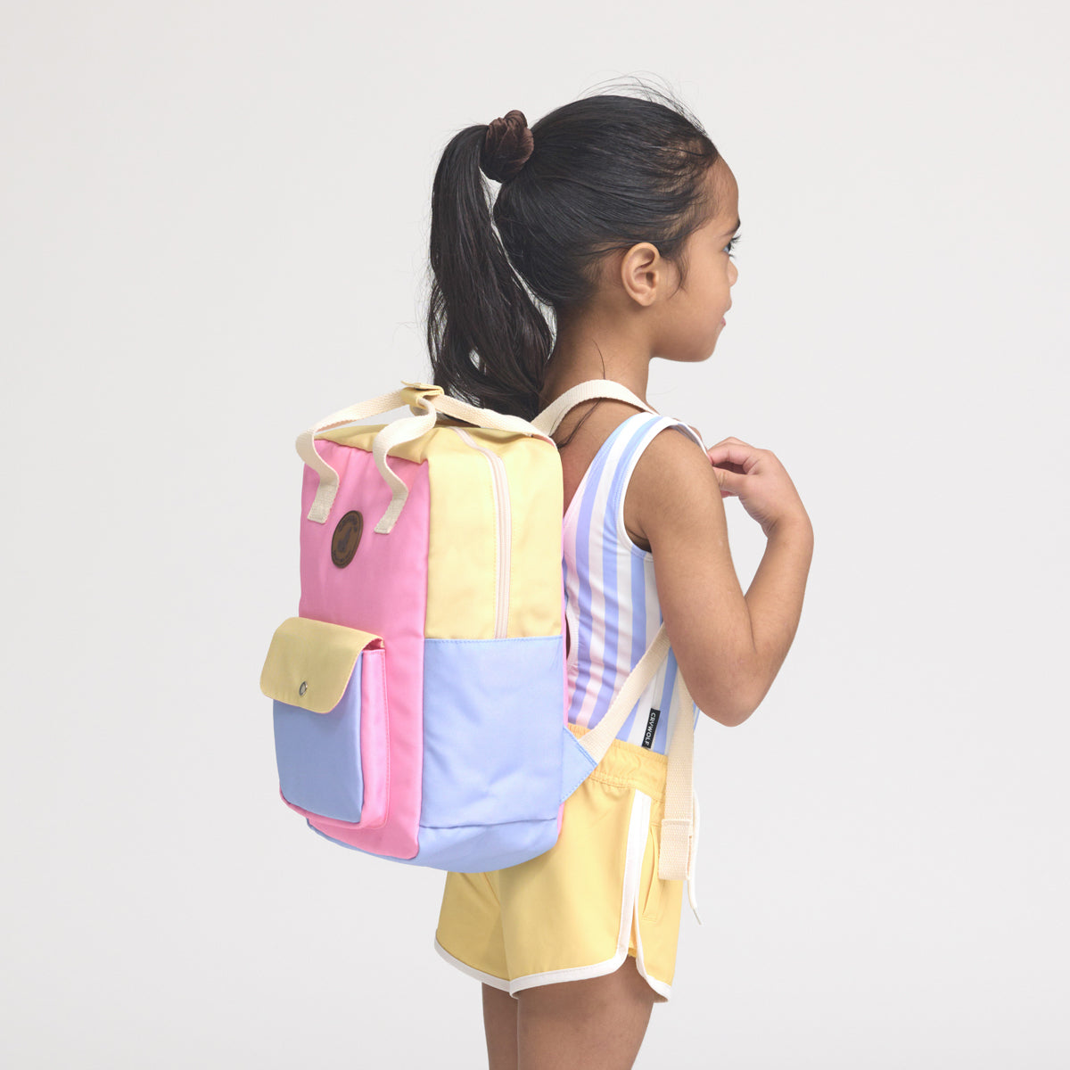 Crywolf Mini Backpack Pop Colourblock