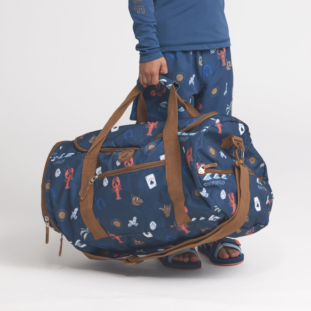 Crywolf Packable Duffel Bag Lucky Days