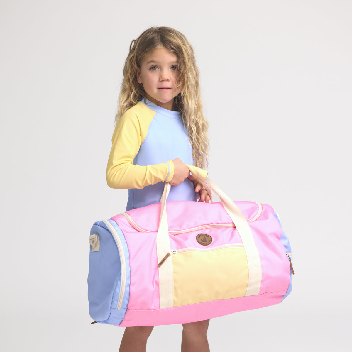 Crywolf Packable Duffel Bag Pop Colourblock