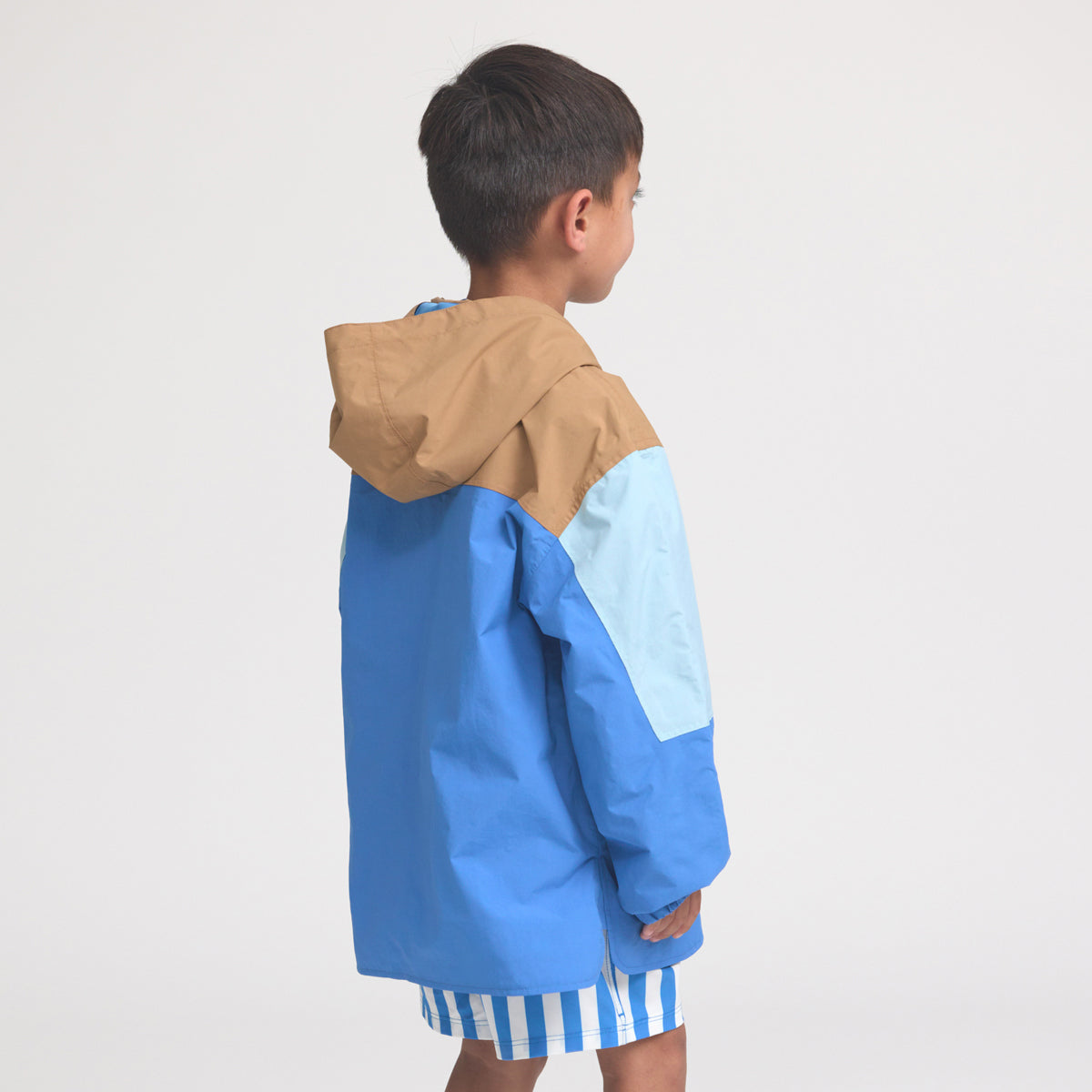 Crywolf Packable Jacket Ocean Colourblock