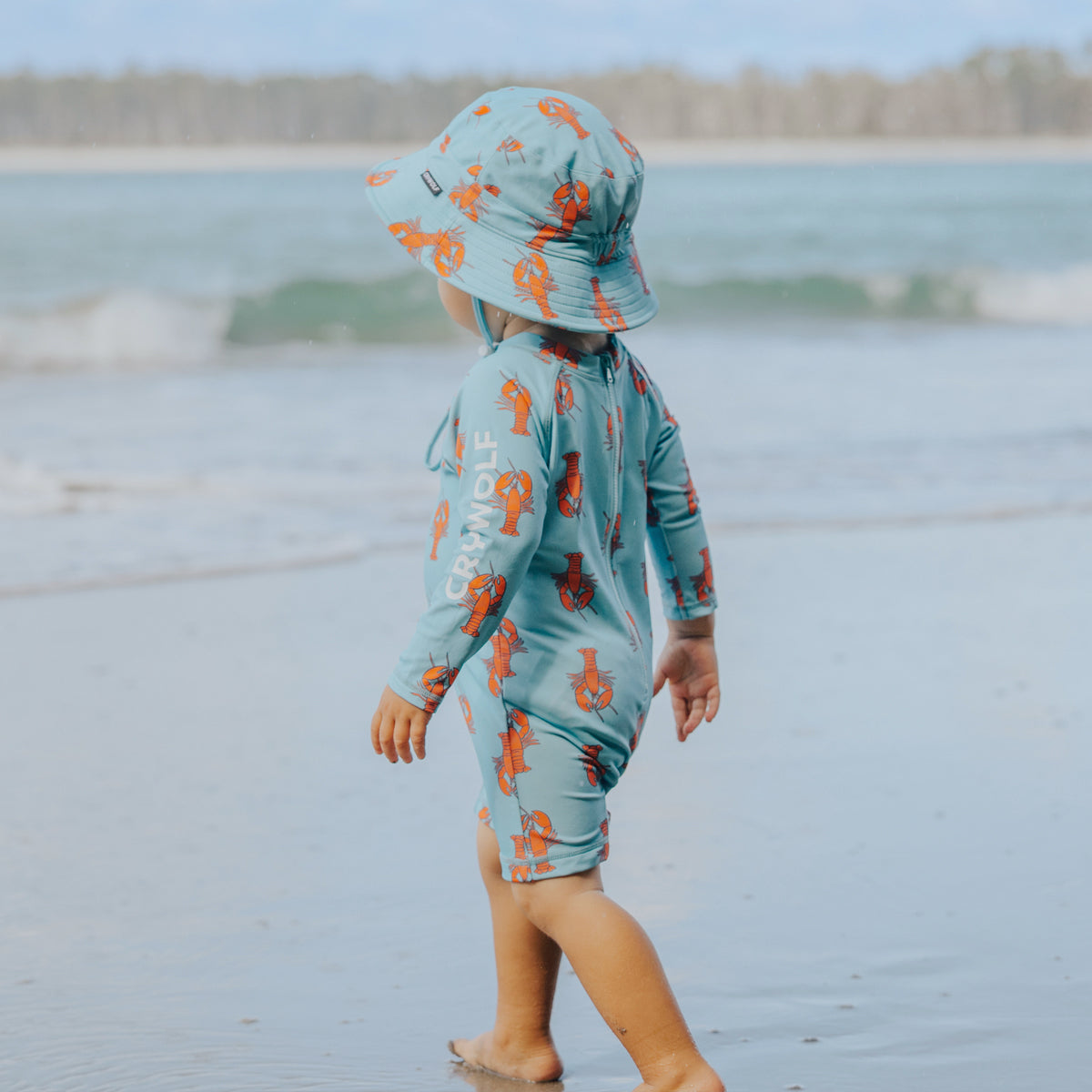 Crywolf Baby Rash Suit Little Lobsters