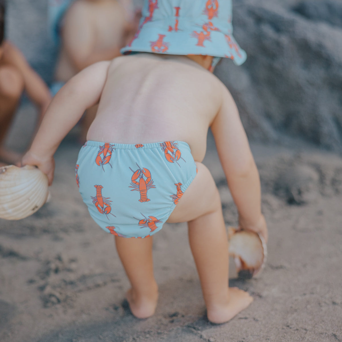 Crywolf Reusable Swim Nappy Little Lobsters