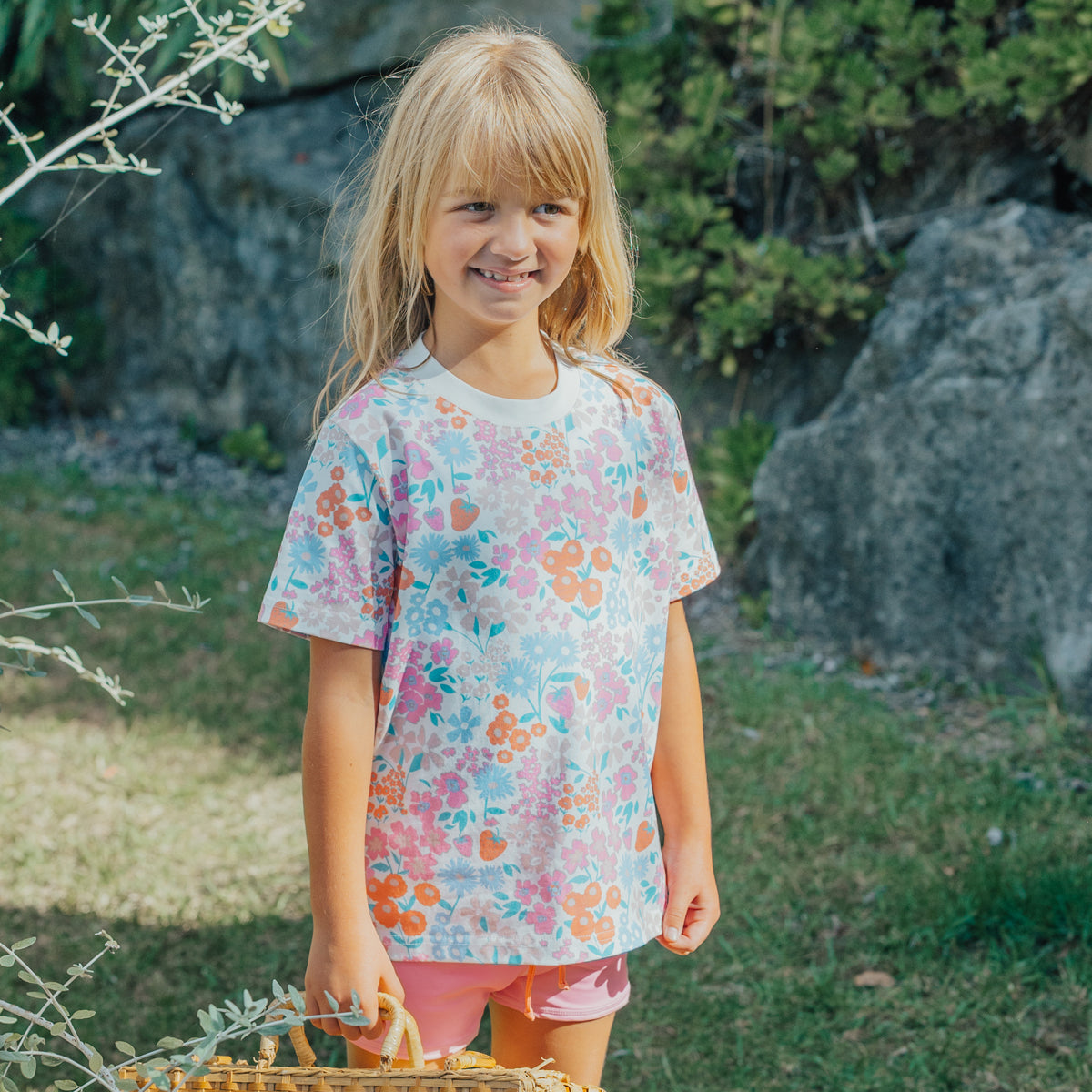 Crywolf Sun Smart T-Shirt Berry Garden