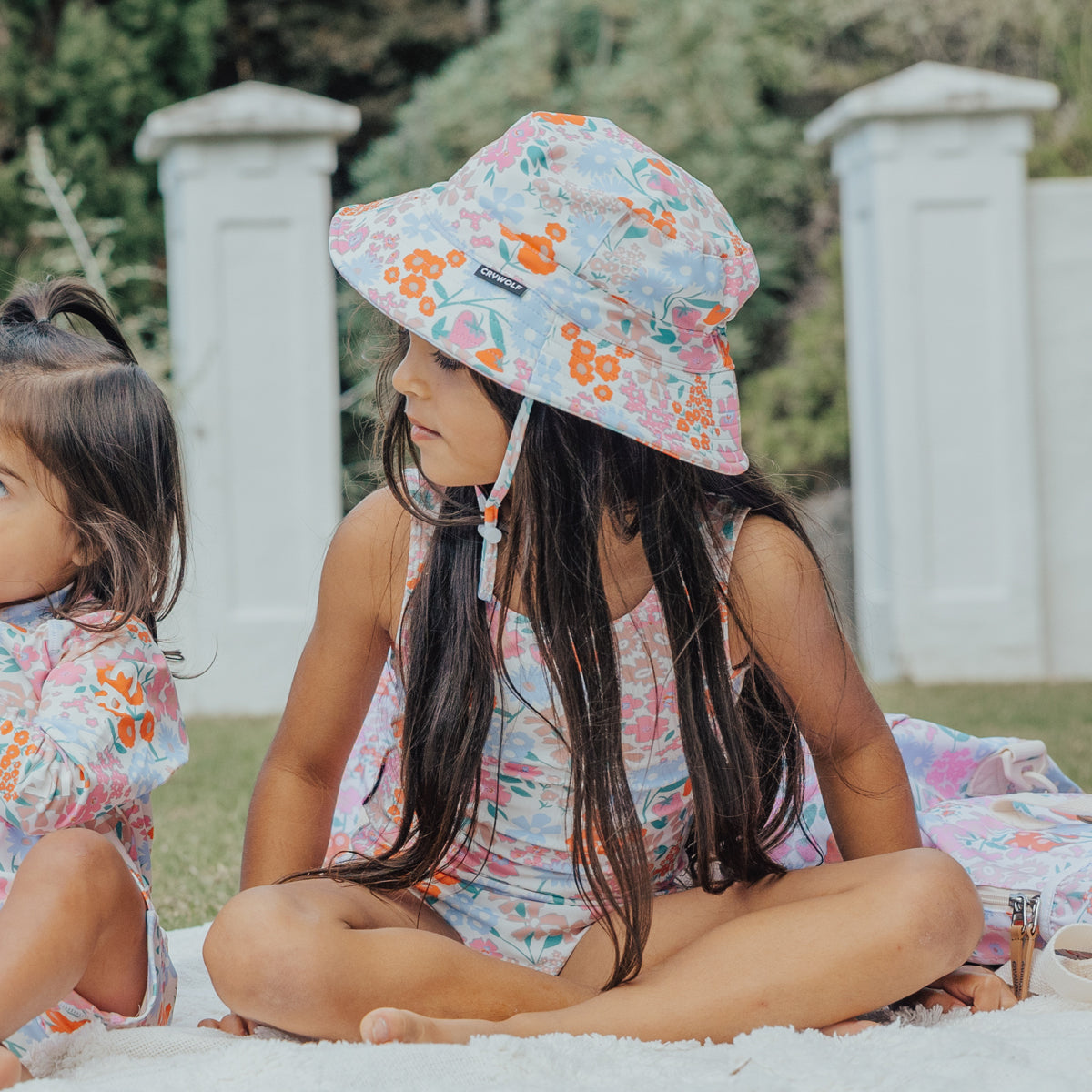 Crywolf Swim Bucket Hat Berry Garden