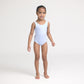 Crywolf Swimsuit Sky Blue Stripe