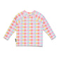 Crywolf Baby Rash Vest Pop Gingham