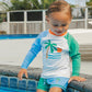 Crywolf Baby Rash Vest Seaside Colourblock
