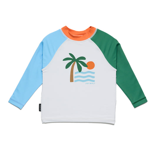 Crywolf Baby Rash Vest Seaside Colourblock