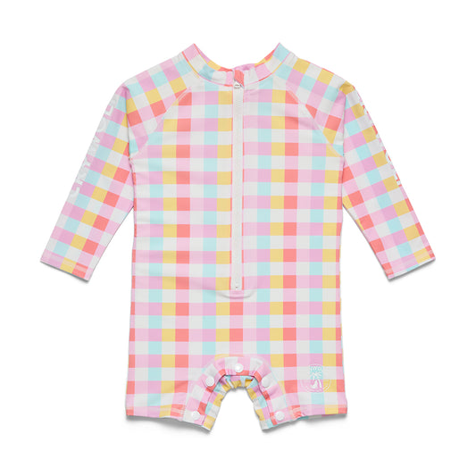 Crywolf Baby Rash Suit Pop Gingham