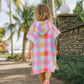 Crywolf Hooded Towel Pop Gingham