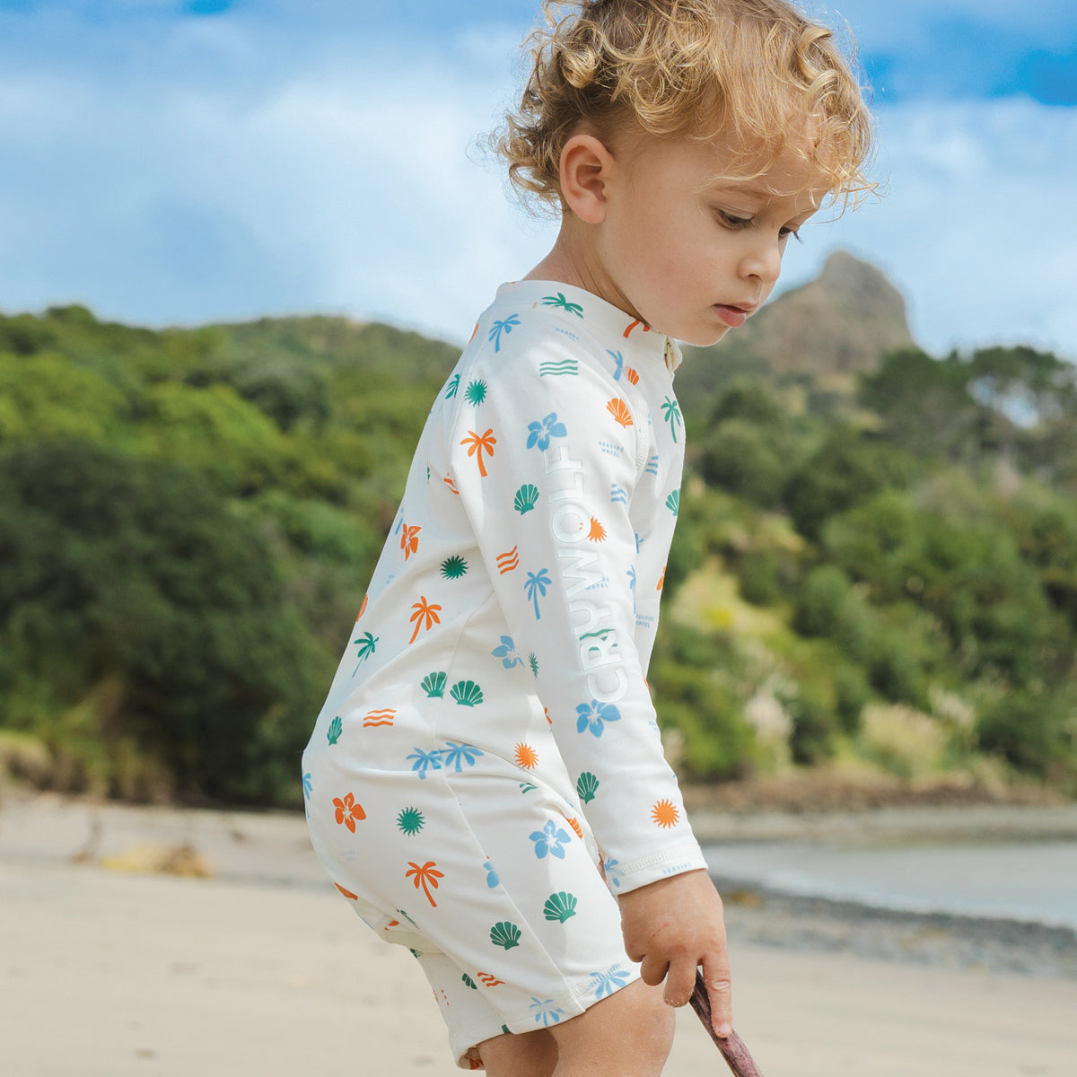 Crywolf Baby Rash Suit On Holiday